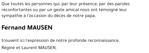 Fernand MAUSEN
