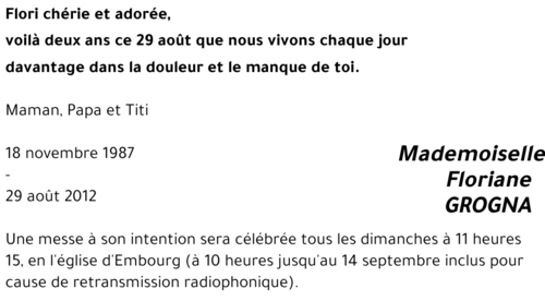 Floriane GROGNA