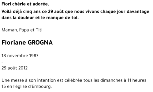 Floriane GROGNA