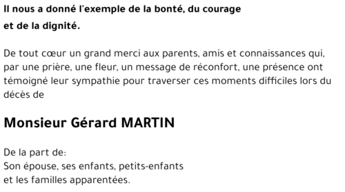 Gérard MARTIN