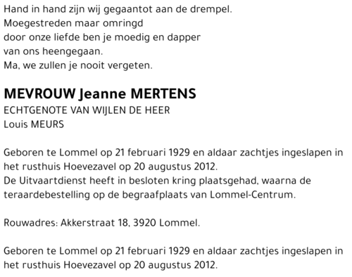 Jeanne Mertens