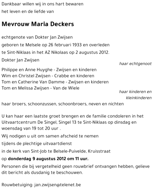 Maria Deckers