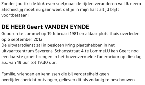 Geert Vanden Eynde