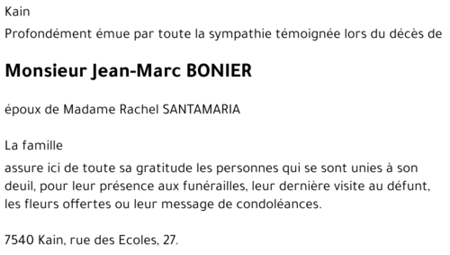 Jean-Marc BONIER