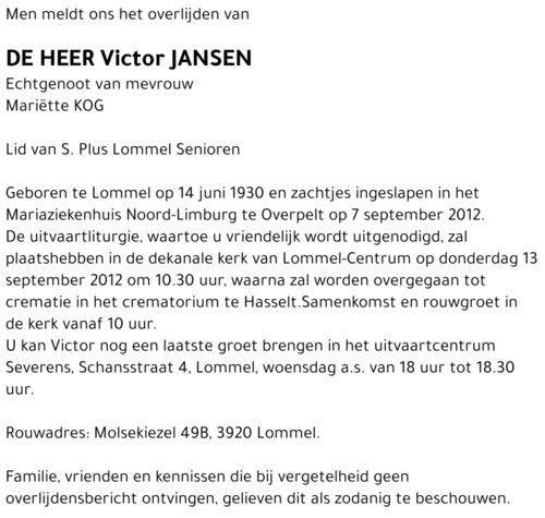 Victor Jansen