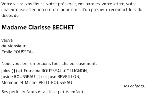 Clarisse BECHET