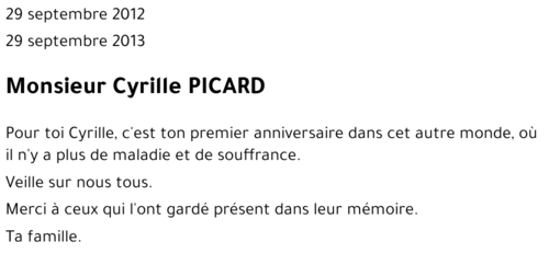 Cyrille PICARD