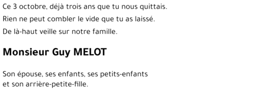 Guy MELOT