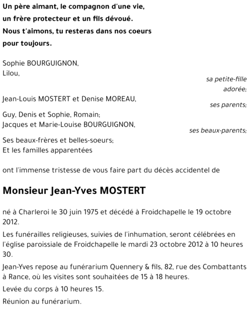 Jean-Yves MOSTERT