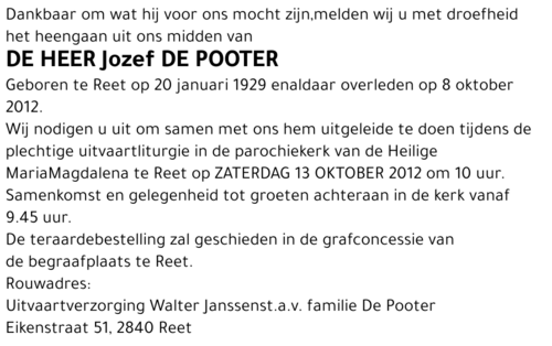 Jozef De Pooter