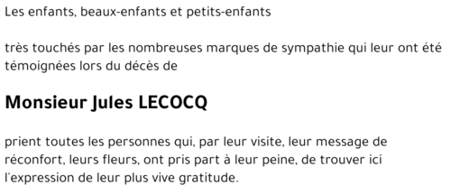 Jules LECOCQ
