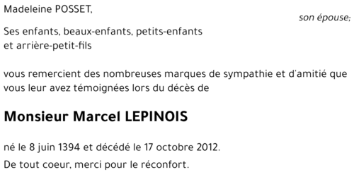 Marcel LEPINOIS