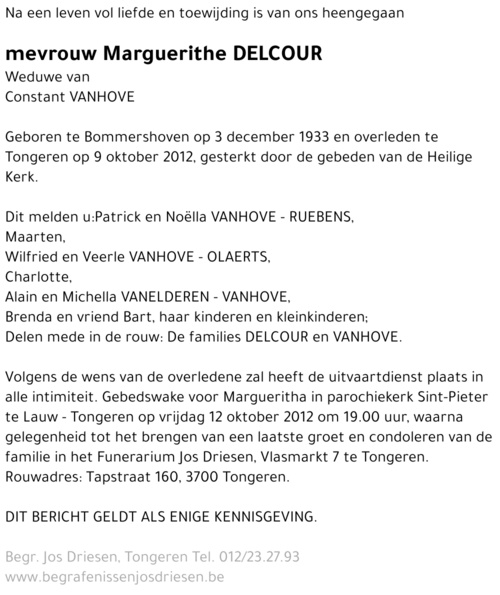 Marguerithe Delcour