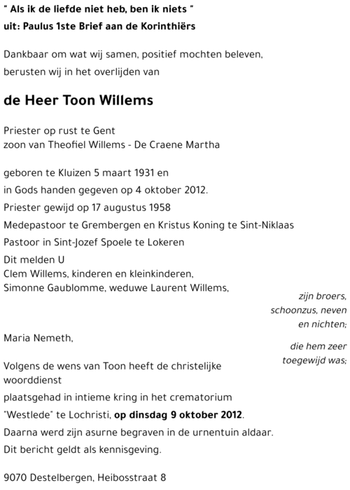 Toon Willems