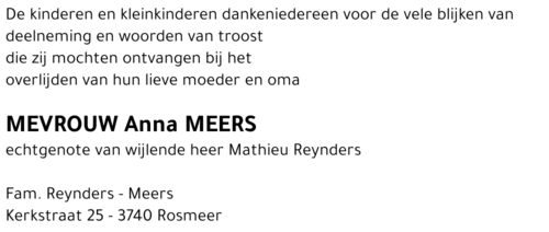 Anna MEERS