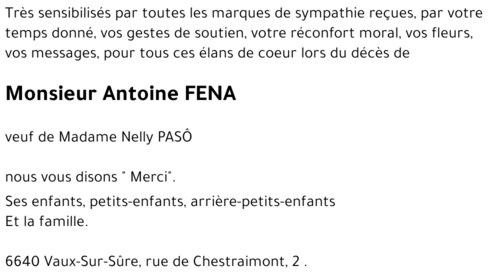 Antoine FENA