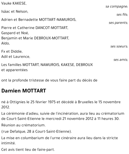 Damien MOTTART