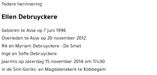 Ellen DEBRUYCKERE