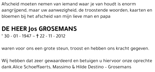 Jos Grosemans