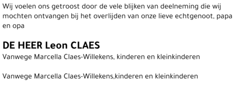 Leon Claes