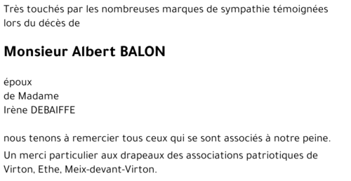 Albert BALON