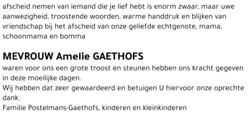 Amelie GAETHOFS