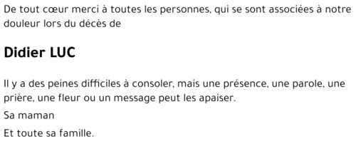 Didier LUC