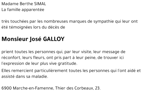 José GALLOY