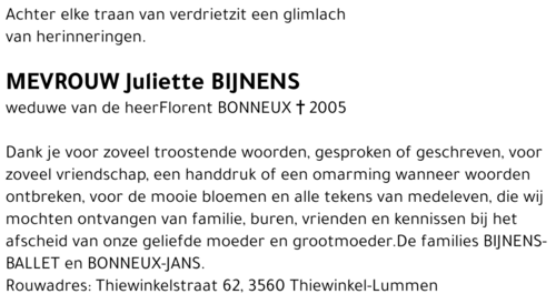 Juliette BIJNENS
