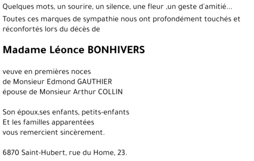 Léonce BONHIVERS