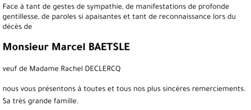 Marcel BAETSLE