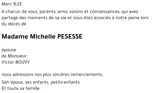 Michelle PESESSE