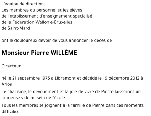 Pierre WILLEME