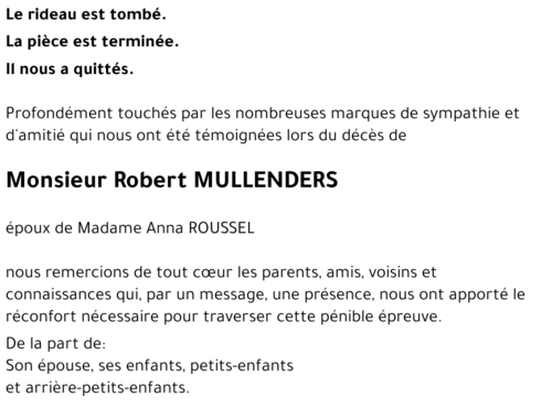 Robert MULLENDERS