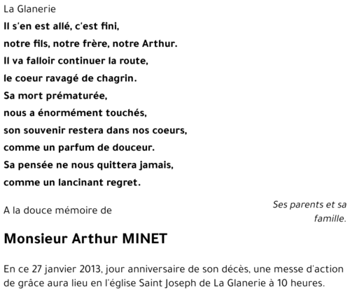 Arthur MINET