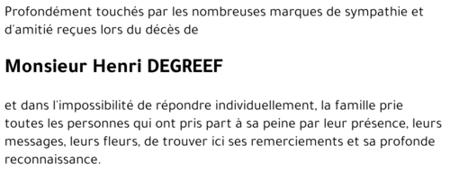 Henri DEGREEF