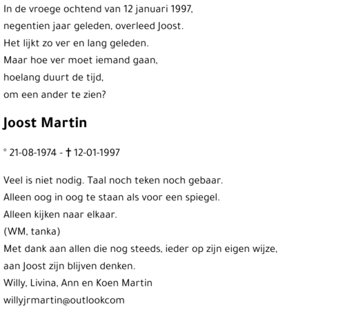 Joost Martin