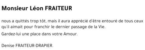 Léon FRAITEUR