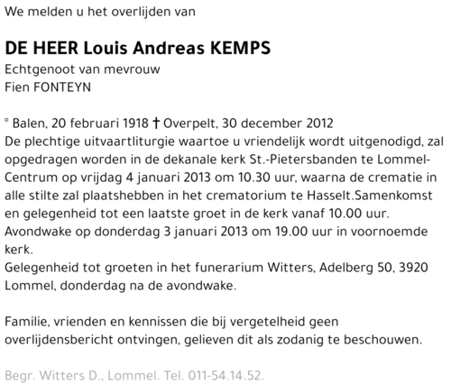 Louis Andreas Kemps