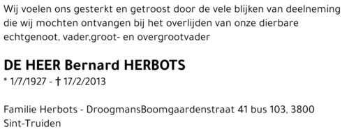 Bernard Herbots