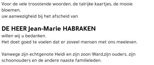 Jean-Marie HABRAKEN