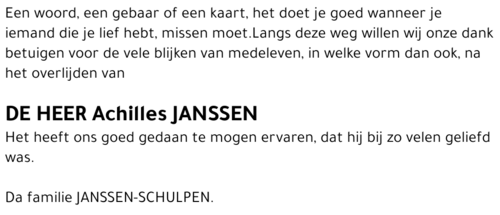 Achilles Janssen