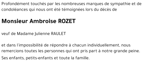Ambroise ROZET