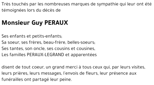 GUY PERAUX