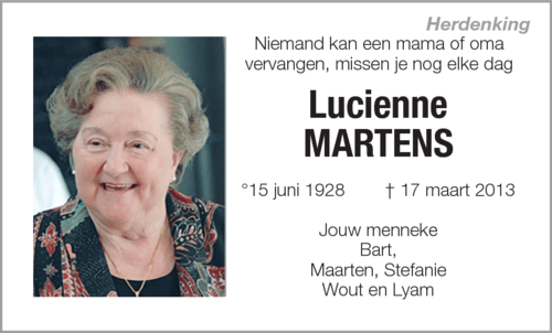 Lucienne MARTENS