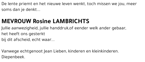 Rosine Lambrichts