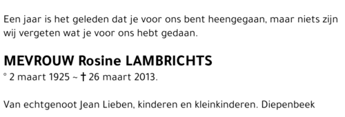 Rosine Lambrichts