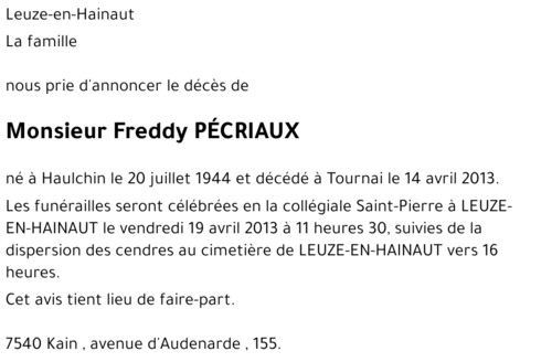 Freddy Pécriaux