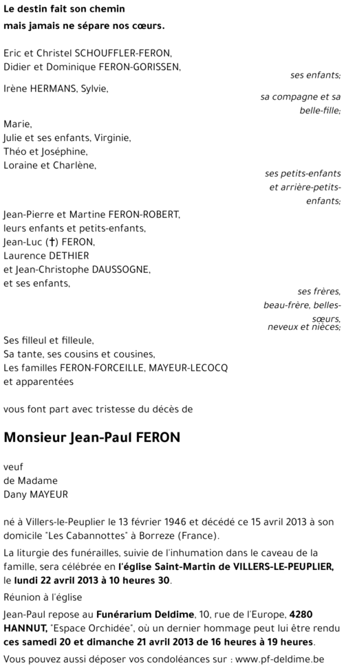 Jean-Paul FERON