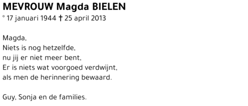 Magda Bielen
